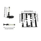 Photography Backdrop Support System 4 Roller Wall Mount Studio Background Stand