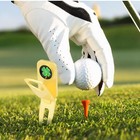 1pc Golf Divot Repair Tool  Four Leaf Clover Divot Tool Golf Accessories