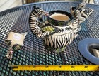 Ardmore Ceramic Design - Art Pottery Zebra Monkey Teapot - Hand Made In Africa