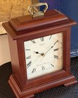 Seiko Mantel Clock Qxj102bc Westminster Whittington Roman Numeral Click Nos