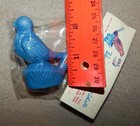 Vintage Water Singing Bird Whistle  Blue Plastic  2  1 2  Tall - New