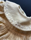 Vintage Handmade Heirloom Eyelet Dress Yellow Prairie Cottagecore Toddler