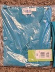 Landau Nwt Unisex Reversible 1 Pocket Top 7502   Pants 7602 Teal Scrubs Set L