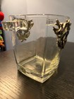 Vintage Arthur Court Designs  Glass Ice Bucket W  Doves - 2000 - Rare