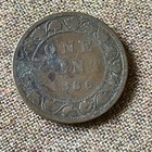 Canadian 1886 Large One Cent Nice Coin W54