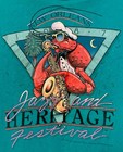 1987 New Orleans Jazz And Heritage Festival T Shirt Sz Large Made In Usa  flaws 