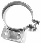 Exhaust Stack 5  Mount Bracket Clamp Stainless 379 359 Peterbilt 1987-1993