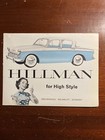 Hillman For High Style Rootes 1950s Vintage Car Automobile Advertising Brochure