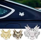 Us Presidential Seal Eagle Icon Us Army Decal Metal Car Emblem Sticker Golden