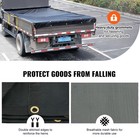 Dump Truck Mesh Tarp  7 X 18 Ft  Pvc Coated Black Heavy Duty Cover With 5 5  18o