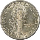 1944 D Mercury Dime Au About Uncirculated Silver 10c Coin