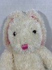 Dan Dee Collectors Choice Plush Cream Bunny  14  Tall  Pink Velvet Floppy Ears 