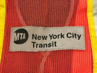 Vintage Mta New York City Transit Employee Safety Vest 1996 Train Subway Nyc