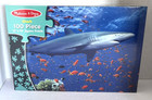 Melissa   Doug Shark Jigsaw Puzzle Sea Life 100 Piece Puzzle 6 And Up