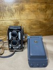 Yashica 44 Tlr Twin Lens Reflex Camera Yashikor 60mm F 3 5 W  Case Excellent