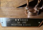 Vintage Quarter Horse Trophy Western Riding 1963