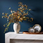 9 5  Burl Wood And Linen Tray - Threshold Designed With Studio Mcgee