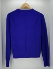    new  White   Warren- Women s Xs Frontier Blue 100  Cashmere Crewneck Sweater