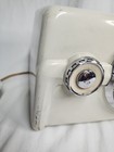Working Vintage 1950 Crosley 10-135 White Bakelite Am Radio- Read