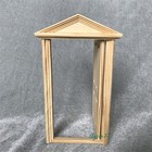1 12 Scale Dollhouse Miniature Accessories Sharp Top Plain Door Wooden Furniture