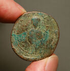 B25-102  Byzantine  Anonymous    Follis  Class C 1034-1041ad  Jesus 3 4 Length
