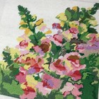 Finished Ready To Frame Needlepoint Too Peas Of Mind Snapdragon Hand Painted