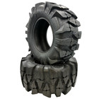 Set Of 2 - 25x10 00-12 6 Ply Atv Tire