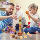 Kids Ice Cream Stacking Kitchen Play Set Pretend Food Educational Gift Toy
