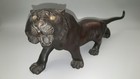 Fine Quality Japanese Meiji  late 19thc  Small Bronze Tiger