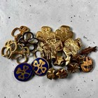 Girl Scouts Brownie Vintage Pin Membership 19pc Lot 1940s Gsa Eagle Star World