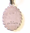 Rn Laconsello Zuni Pendant Carolyn Pollack 925 Sterling Coral Turquoise 1 75 