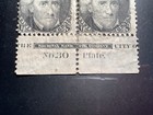 Usa   2c Black Jack Scott 73 Unused  Plate   Pair  Show Piece  