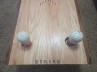 Handmade Bowling Pin Oak Coffee Table