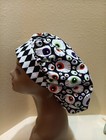 Eyeballs Ophthalmic Halloween Women s Bouffant Surgical Scrub Hat cap Handmade