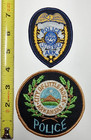 Lot Of 2 Little Rock Ar Police Patches Pulaski County Arkansas Ark