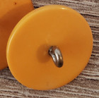 Bakelite Button Carved   Painted Funny Face Vintage 