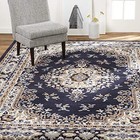  Premium Sakarya Traditional 7 Ft 8 In X 10 Ft 7 In Rectangle Navy Blue