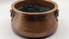Antique Copper Pot With Cast Brass Handles