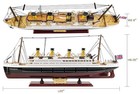 Sailingstory Wooden Rms Titanic Model Cruise Ship Liner 1 450 Scale Replica 2   