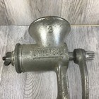 Vintage Universal No  3 Meat Grinder Wooden Handle Made In The Usa