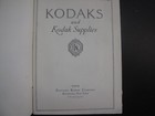 Trade Catalogue Cameras Photography Kodaks And Kodak Supplies Illus  1919