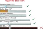 Cigarette Case Box Metal Retro King Size Double Sided Open Pocket Vintage Chrome
