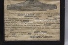 Us Army Ww1 Promotion Document 1919 In Frame   Flu4962