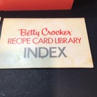 1971 Betty Crocker Recipe Card Library Coral Orange Red Rare Color Box Complete
