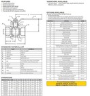 Apollo 3 4    Carbon Steel Ball Valve 73a-104-27a Locking Handle Fnpt