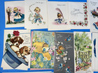 Vintage Greeting Cards Mixed Lot Of 20 Unused Cards   Envelopes