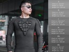 Wosawe New Men Motorcycle Protective Shirt Impact Resistant Eva Foam Breathable