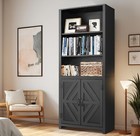 71  Tall Adjustable Framed 5-shelf Wood Bookcase Storage Shelving Wide Bookshelf