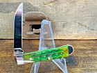 Case Tiny Trapper Burnt Bright Green Corn Cob Lizzard Skin Guppy 61154w Ss 2025