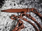 Braided Leather Romal Reins